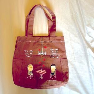 Angry little girls tote